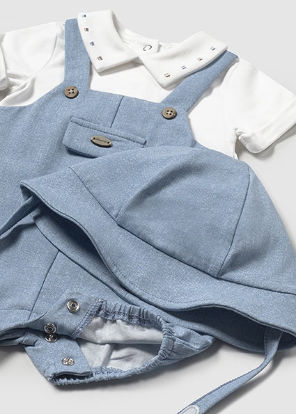 Mayoral マヨラル 	Dungaree with hat Riviera