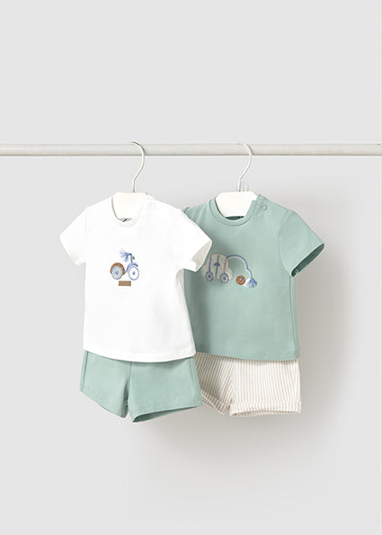 Mayoral マヨラル Knit set (4 garments) Jade