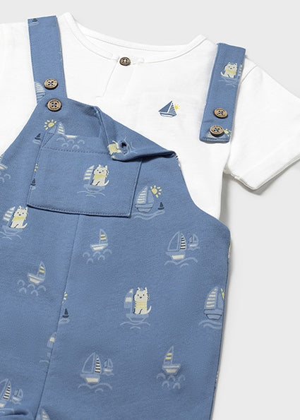 Mayoral マヨラル Knit jumper set Capri blue