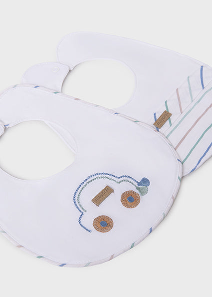 Mayoral マヨラル 2 bibs set Jade