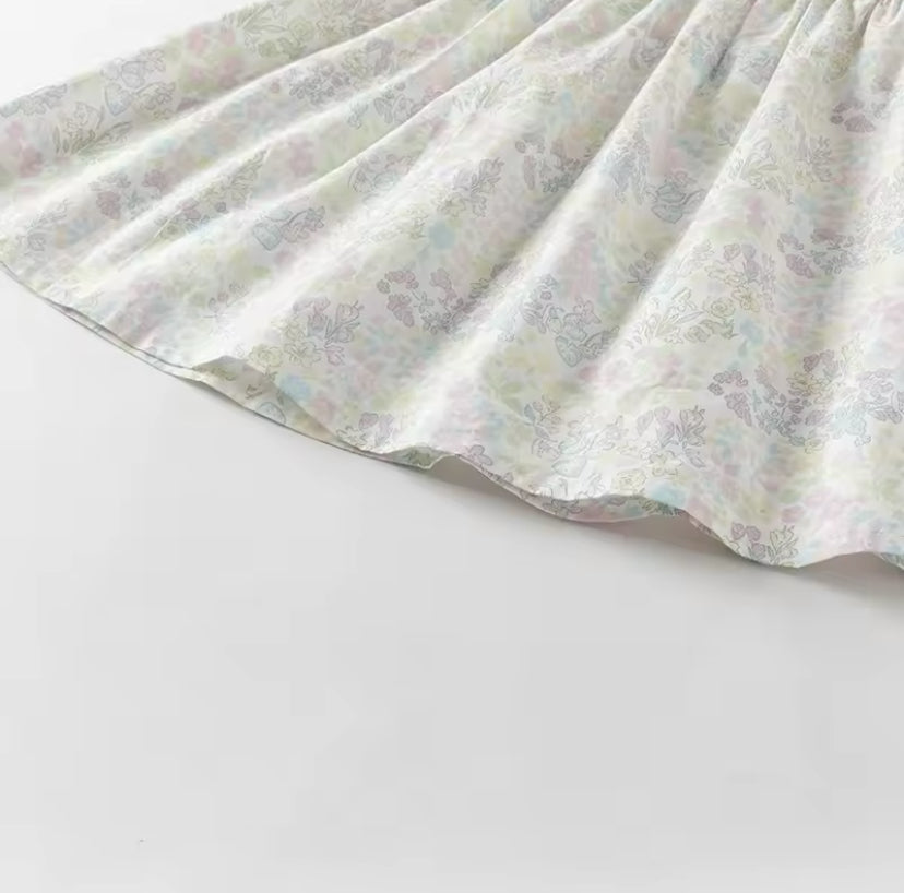 dave&bella デイブベラ フラワー刺繍襟フローラルワンピース DB2251296