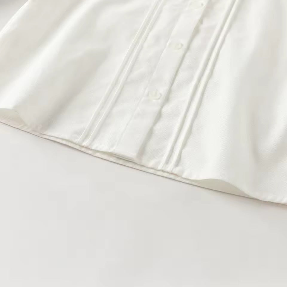 【予約】dave&bella デイブベラ リボン刺繍襟ブラウス DK3253052