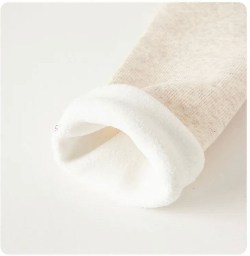 dave&bella Dave Bella bear embroidery brushed lining leggings tights DB4238230