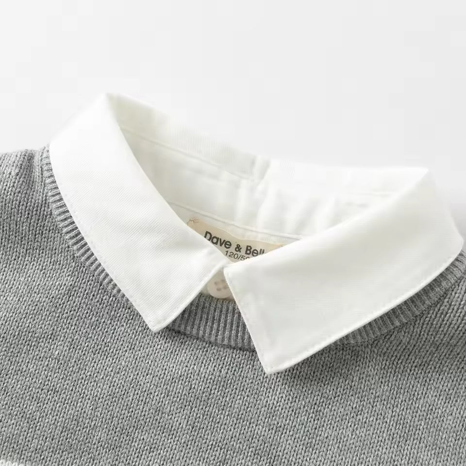 【予約】dave&bella デイブベラ シャツドッキングセーター DK4254301