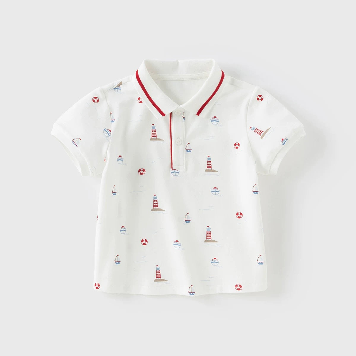 dave&bella デイブベラ マリンイラストポロシャツ DB2252081