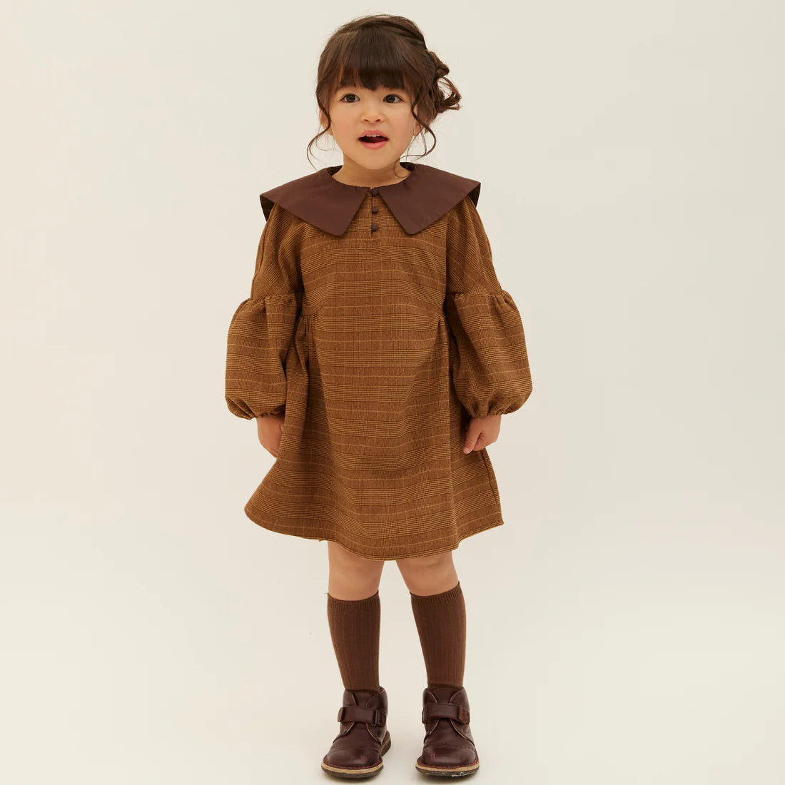 PETITMIG プチミグ ワンピース E4 ブラウン