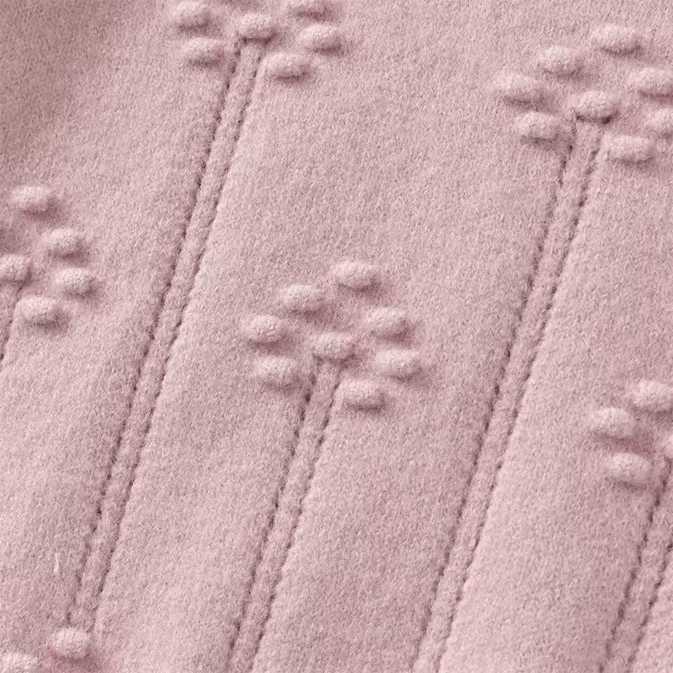 【予約】dave&bella デイブベラ ビッグフリルカラーピンクトップス DK4253629