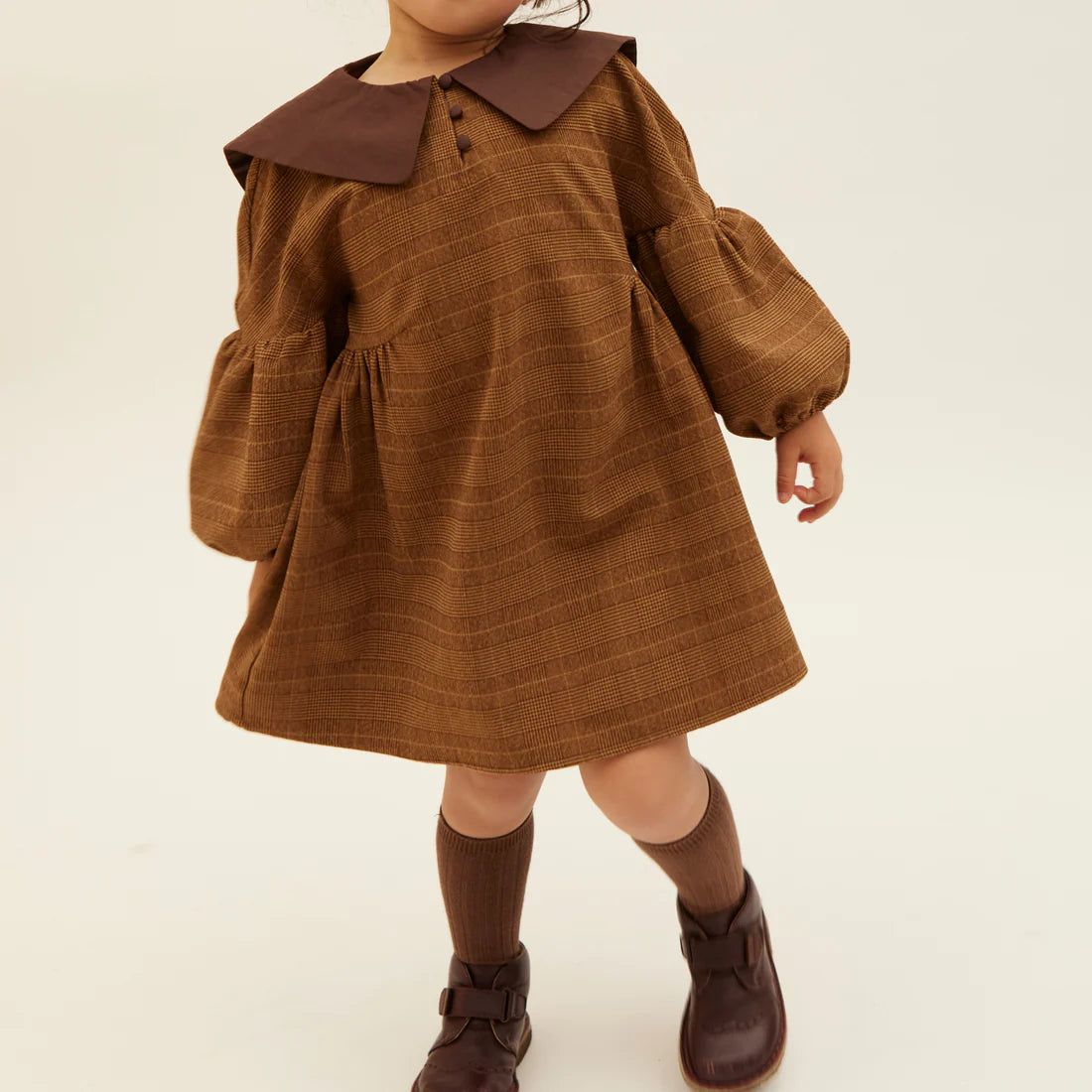 PETITMIG プチミグ ワンピース E4 ブラウン