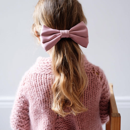 MIMI&LULA DOROTHY SATIN BOW BARETTE