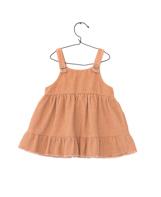 PlayUp Organic cotton corduroy dress pink