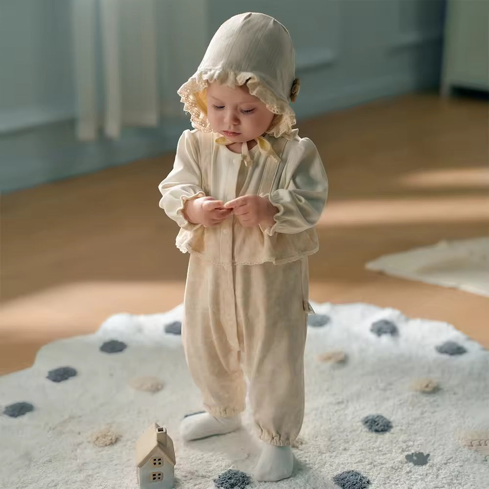 【予約】dave&bella デイブベラ フリルデザインロンパース DB3252985