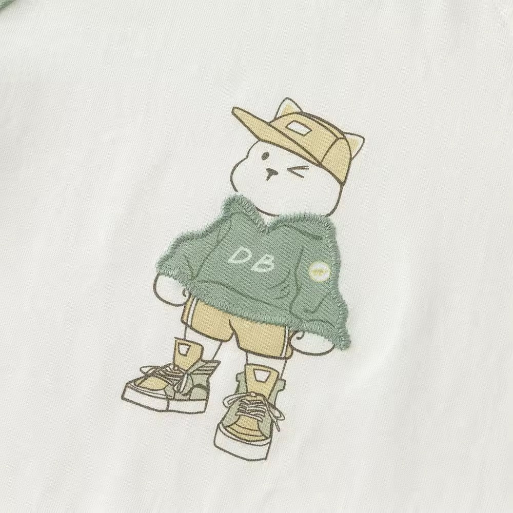 【予約】dave&bella デイブベラ クマイラストトップス DB3252923