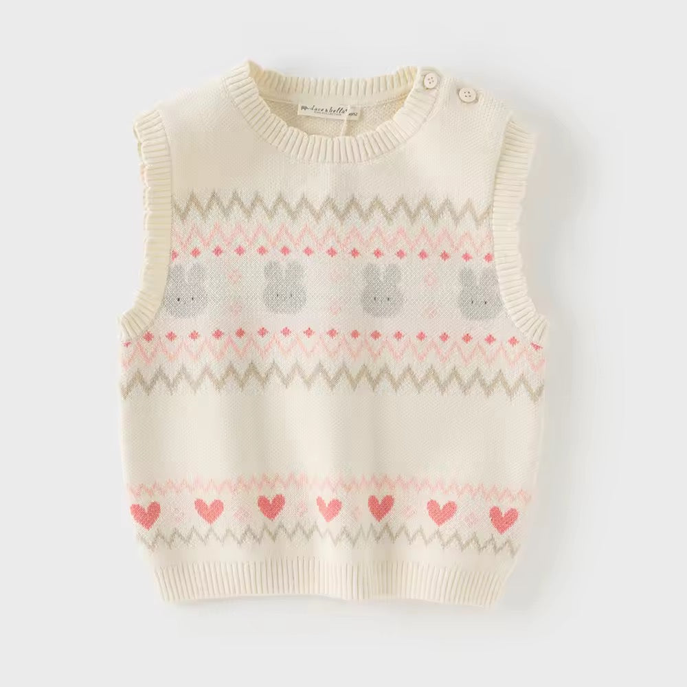 【予約】dave&bella デイブベラ ラビットデザインベスト DB3252692