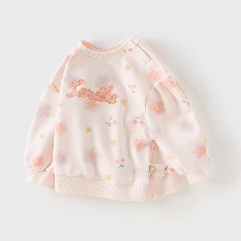 【予約】dave&bella デイブベラ Smile刺繍トップス DB3253241