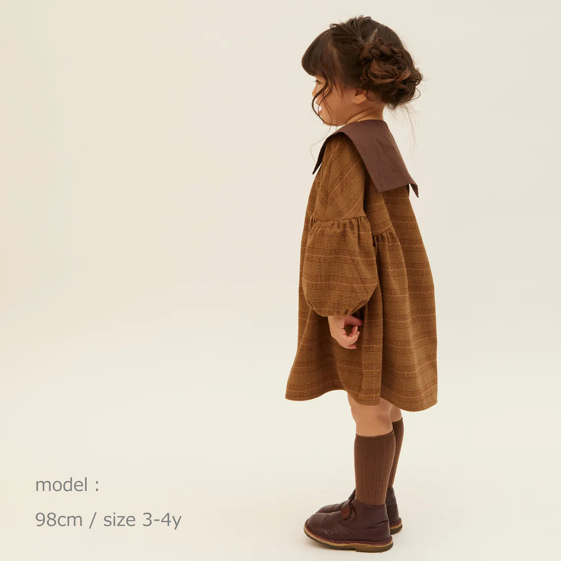 PETITMIG プチミグ ワンピース E4 ブラウン