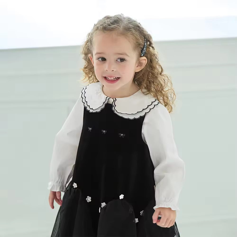 【予約】dave&bella デイブベラ ブラウス&ジャンパースカートセット DB3253295