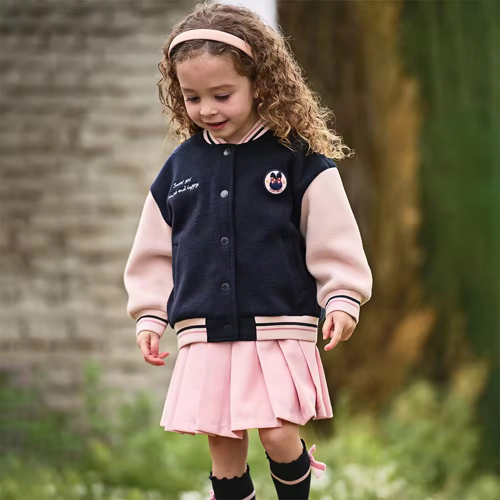 【予約】dave&bella デイブベラ ガールズ刺繍ブルゾン DB3253554