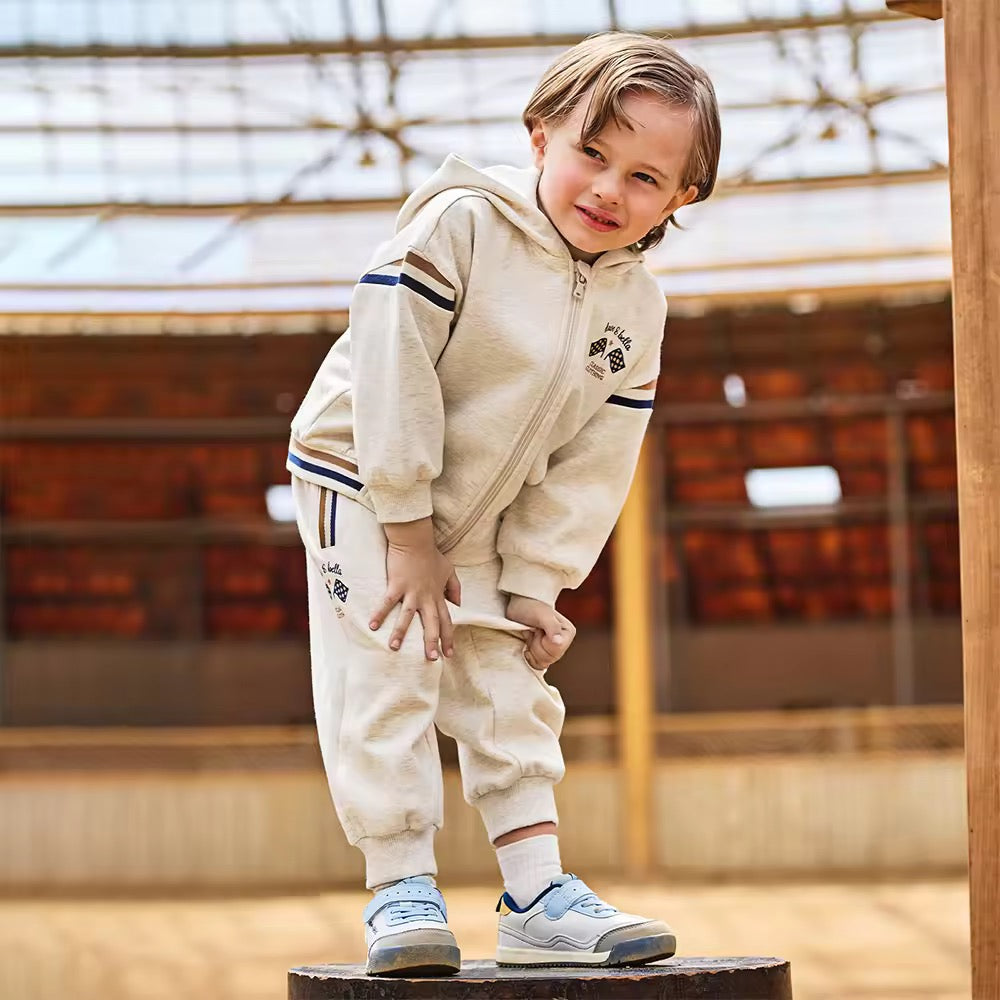 【予約】dave&bella デイブベラ フラッグ刺繍ジャージーセットアップ DB3252885