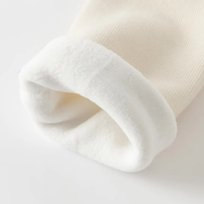 dave&bella デイブベラ ふわふわうさちゃん裏起毛レギンスタイツ DB4243473