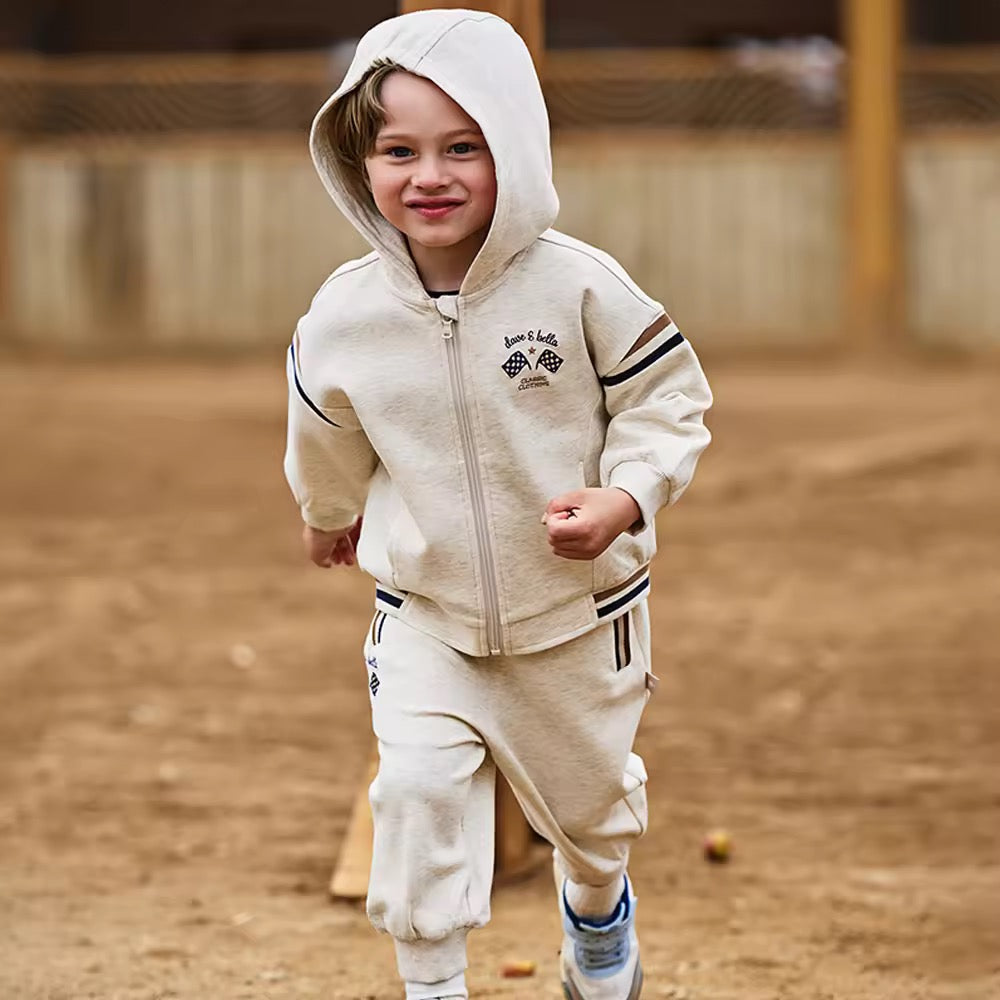 【予約】dave&bella デイブベラ フラッグ刺繍ジャージーセットアップ DB3252885