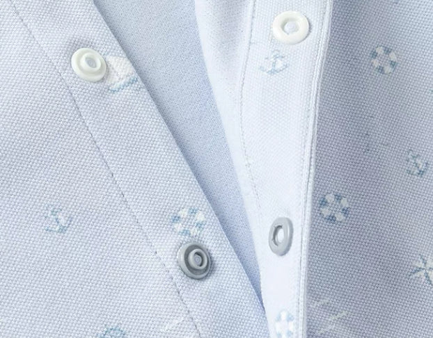 dave&bella デイブベラ ライトブルーマリンデザインロンパース DB2251573