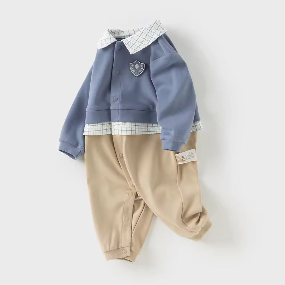 【予約】dave&bella デイブベラ 重ね着風おめかしロンパース DB3252999