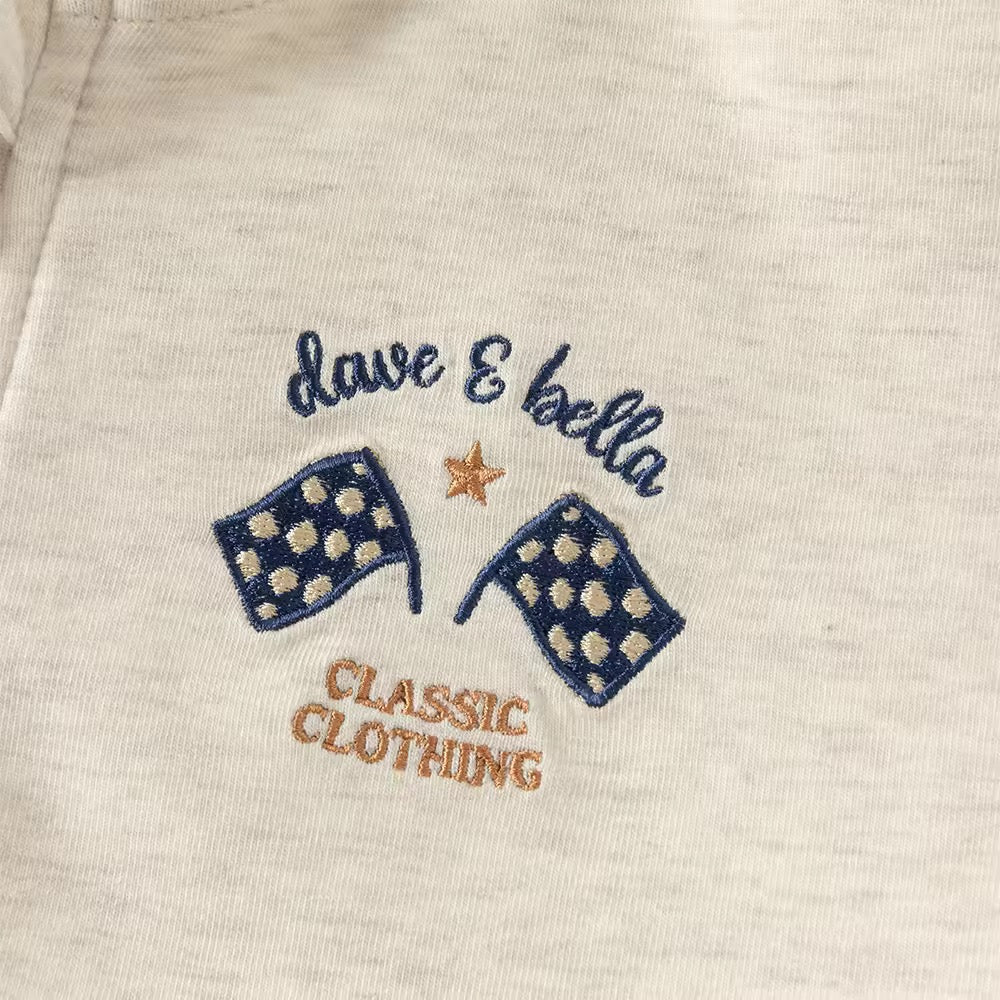 【予約】dave&bella デイブベラ フラッグ刺繍ジャージーセットアップ DB3252885