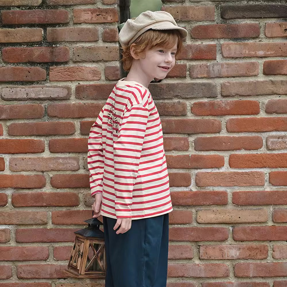 【予約】dave&bella デイブベラ レッドボーダートップス DK3252728