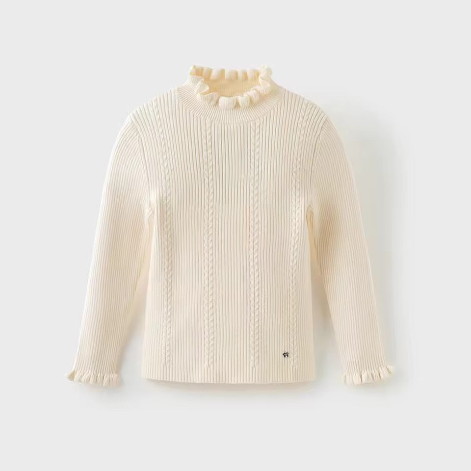 【予約】dave&bella デイブベラ フリルネックトップス DK4254043