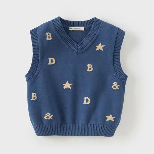 【予約】dave&bella デイブベラ ロゴデザインベスト DB3252937