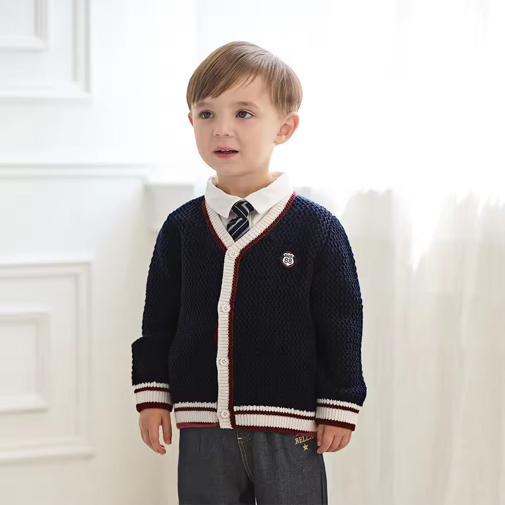 【予約】dave&bella デイブベラ ネイビーカーディガン DB3252895