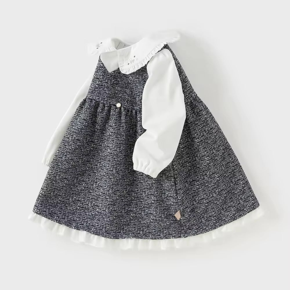 【予約】dave&bella デイブベラ ジャンパースカートドッキングワンピース DB3251093