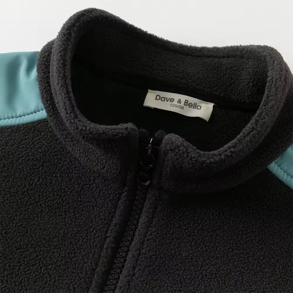 【予約】dave&bella デイブベラ フリースブルゾン付きグリーンアウター DK3253025
