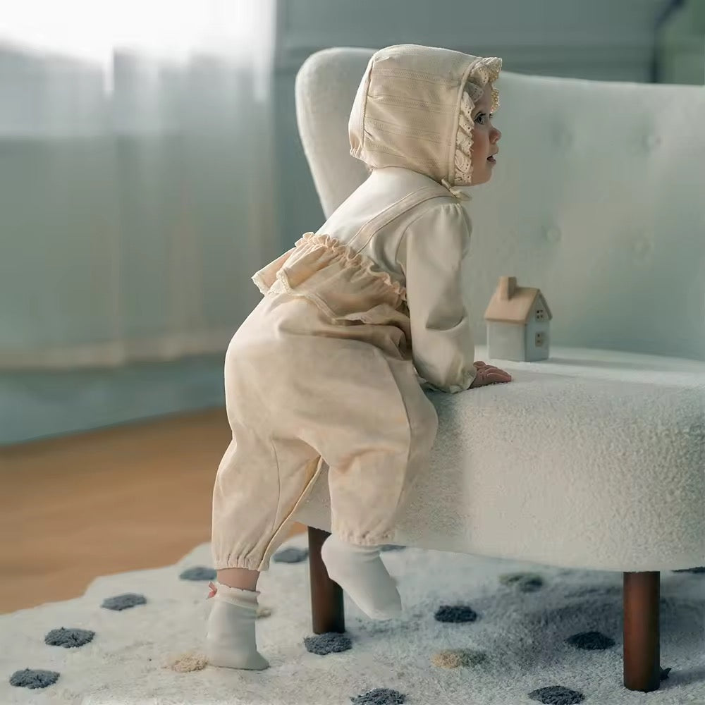 【予約】dave&bella デイブベラ フリルデザインロンパース DB3252985