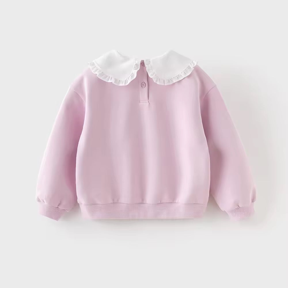 【予約】dave&bella デイブベラ フリル襟ピンクトップス DK3252777
