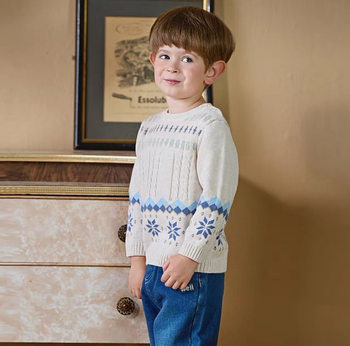 dave&bella デイブベラ ウィンターデザインコットンセーター DB4243047