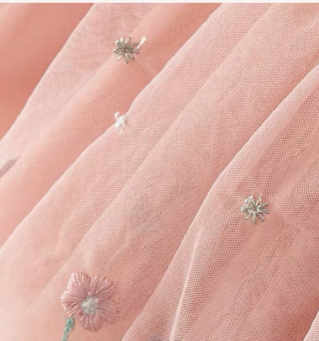 dave&bella デイブベラ フラワー刺繍チュールスカートレギンス DB3241731