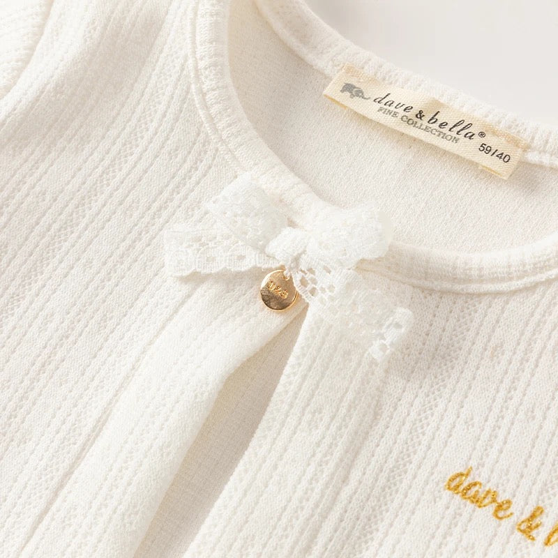 dave&bella デイブベラ ホワイトベビードレス3点セット DB1247713