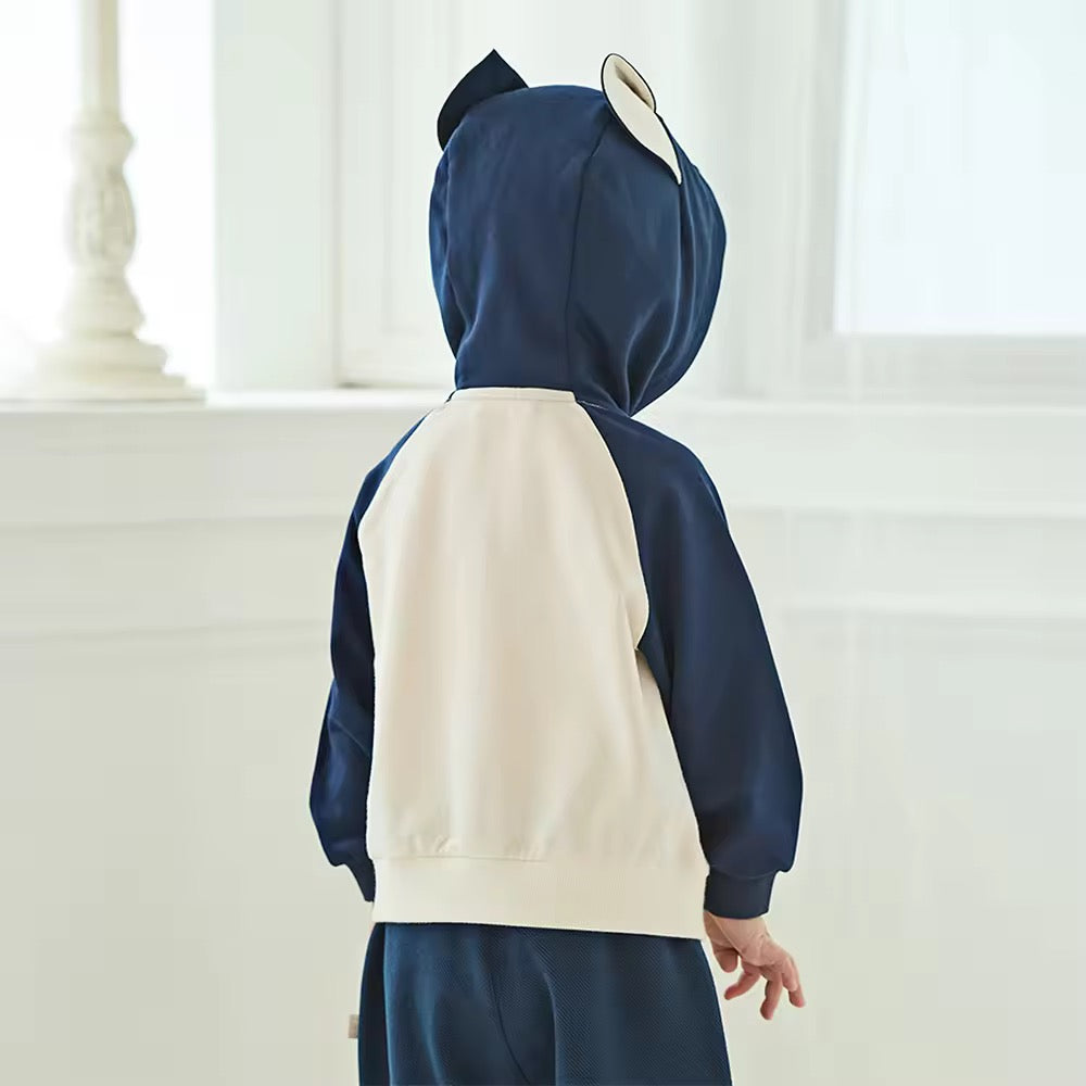 【予約】dave&bella デイブベラ アニマルフードジップアップパーカー DB3253209