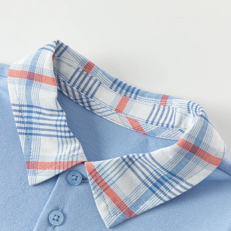 【80cm last one】dave&bella デイブベラ レッドブル-チェックセットアップ DB2241709