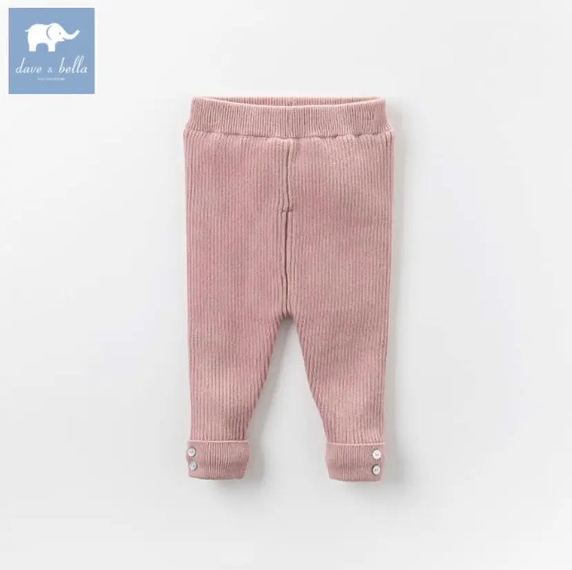 dave&bella デイブベラ 裏起毛リブレギンス