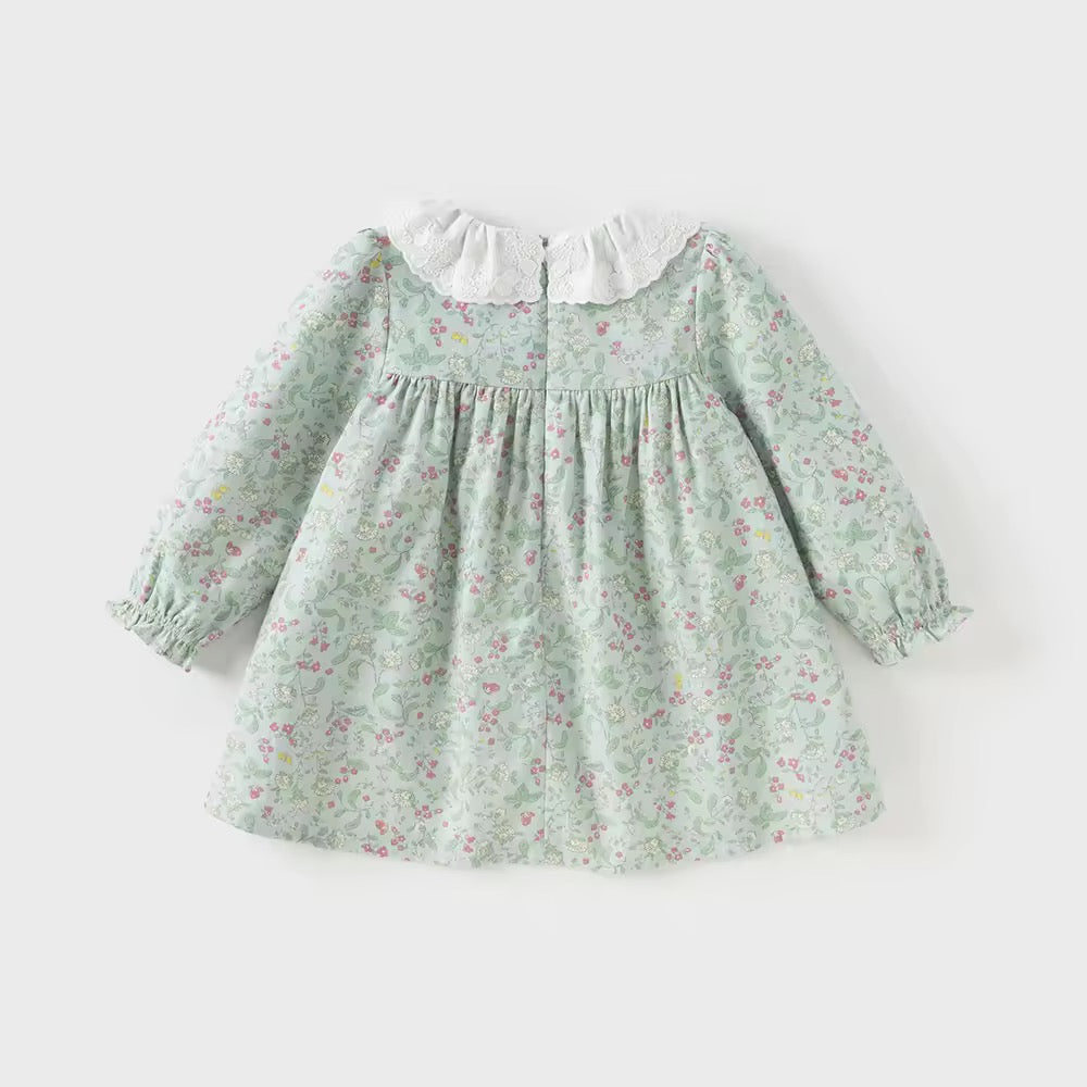 【予約】dave&bella デイブベラ グリーンフローラルワンピース DB3253373