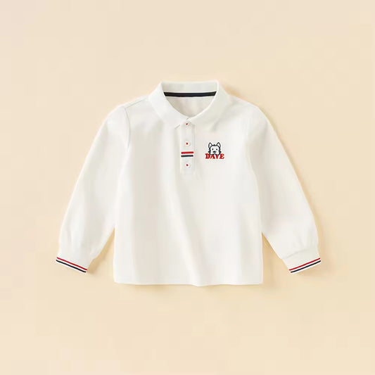 【予約】dave&bella デイブベラ ドッグ刺繍ポロシャツ DB3253488