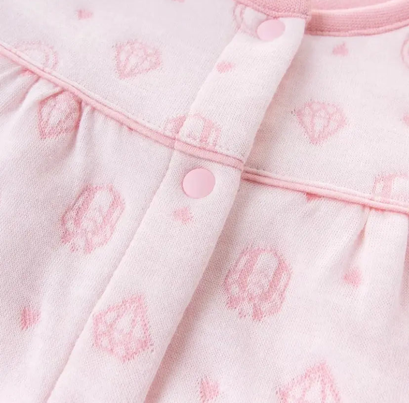 dave&bella デイブベラ  カバーオール ロンパース ピンク・ブルー 80cm