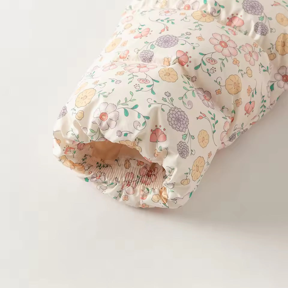 【予約】dave&bella デイブベラ フローラルダウンコート DB4253618
