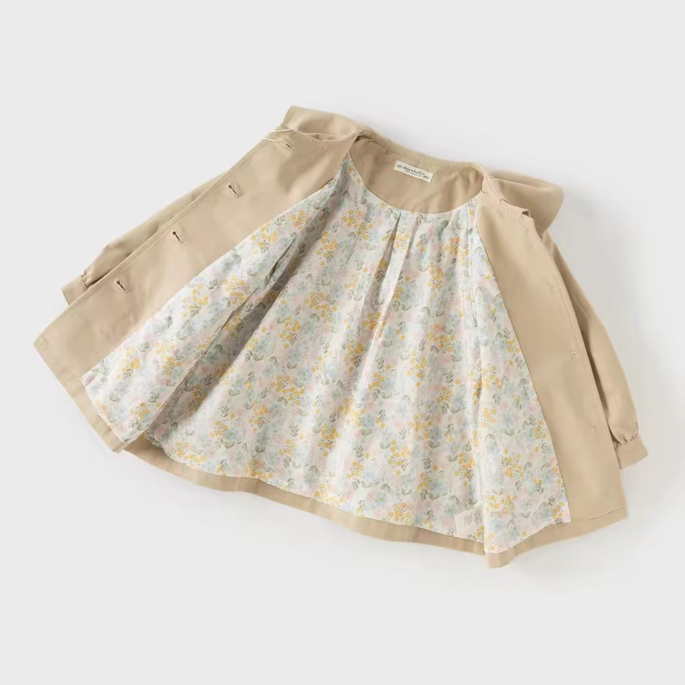 【予約】dave&bella デイブベラ フラワー刺繍アウター DB3252688