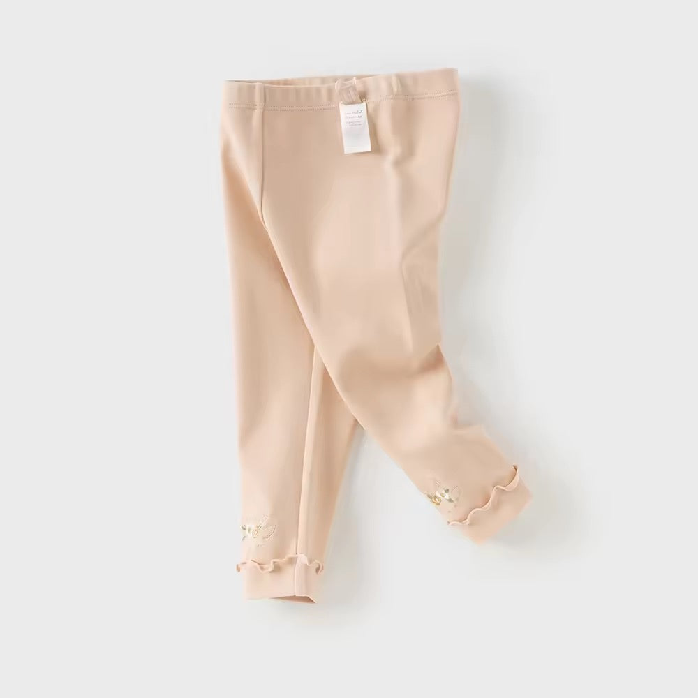 【予約】dave&bella デイブベラ トナカイ&フラワー刺繍レギンス DB3252653