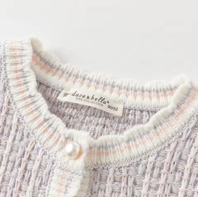 【予約】dave&bella デイブベラ カーディガン&チュールスカートセット DB3253538