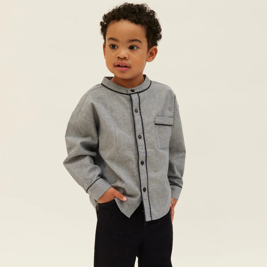 PETITMIG プチミグ シャツ E4 ストライプ