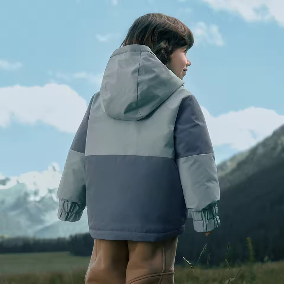 【予約】dave&bella デイブベラ ブロッキングカラーダウンアウター DB4252869